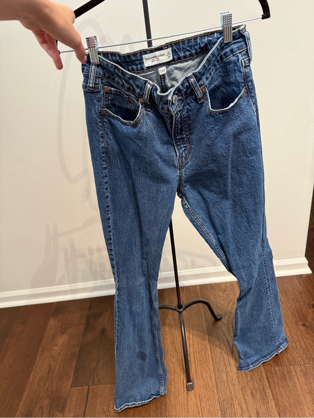 Abercrombie & Fitch Blue Bootcut Jeans - 29 Extra Long